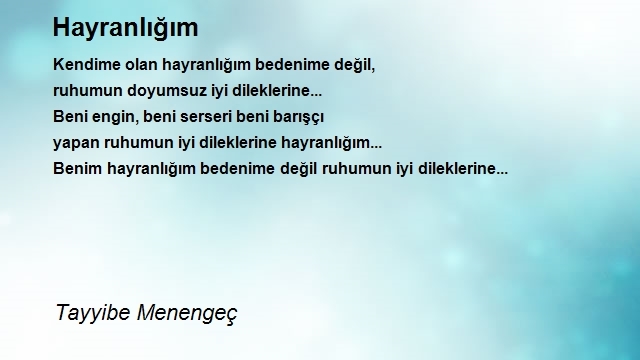 Tayyibe Menengeç