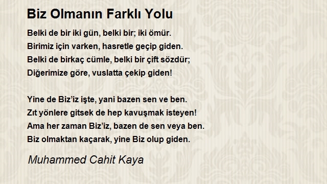 Muhammed Cahit Kaya