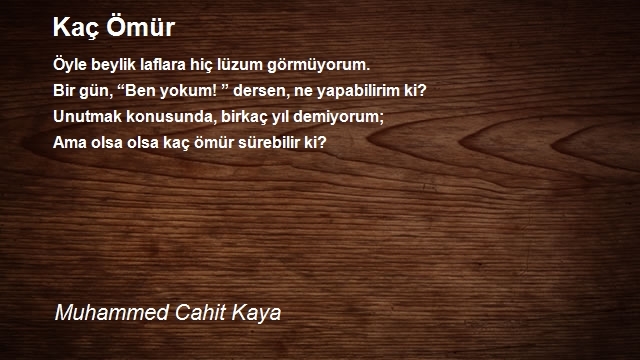 Muhammed Cahit Kaya