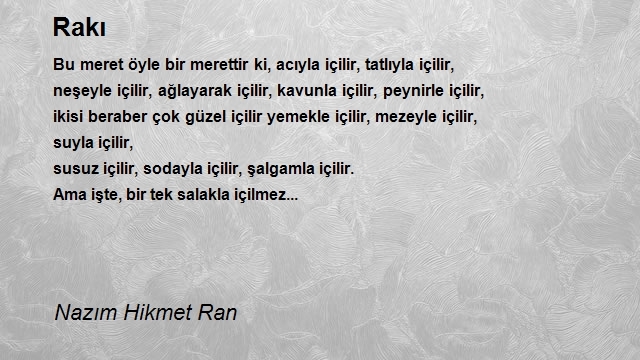 Nazım Hikmet Ran