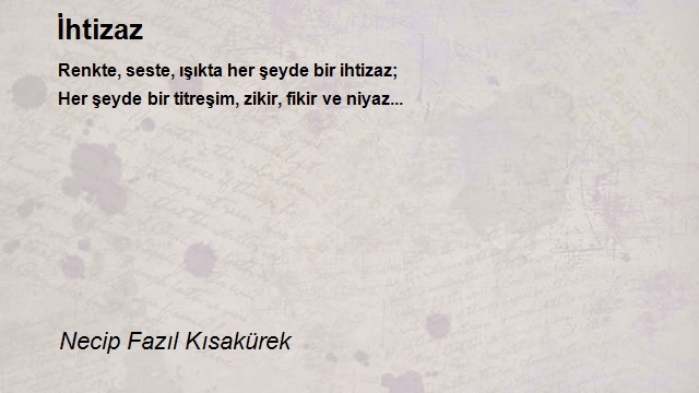 Necip Fazıl Kısakürek