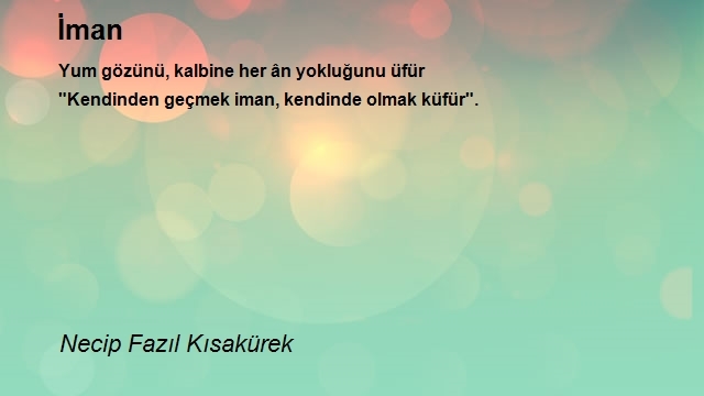 Necip Fazıl Kısakürek