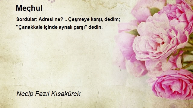 Necip Fazıl Kısakürek