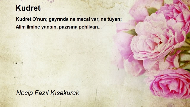 Necip Fazıl Kısakürek