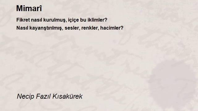 Necip Fazıl Kısakürek