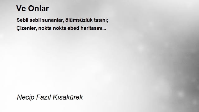 Necip Fazıl Kısakürek