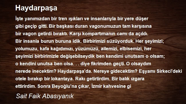 Sait Faik Abasıyanık