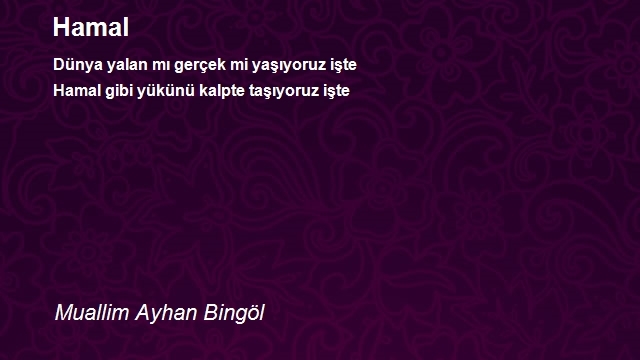 Muallim Ayhan Bingöl