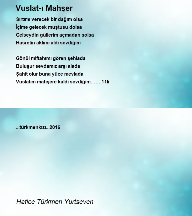 Hatice Türkmen Yurtseven