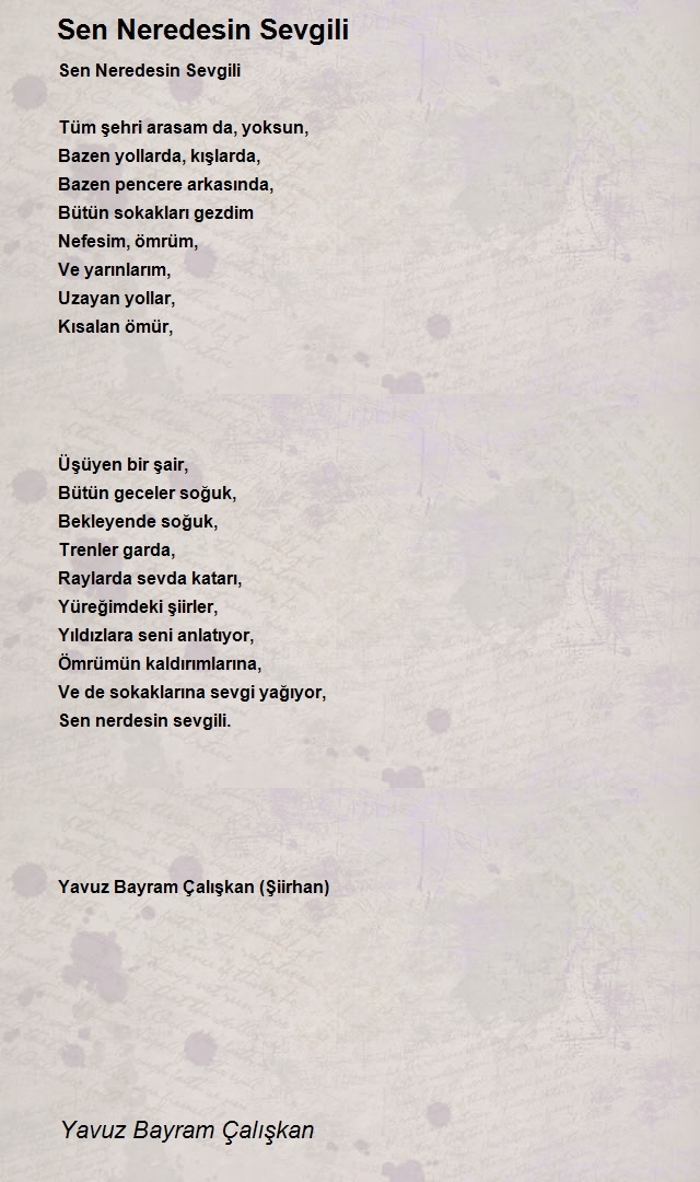 Yavuz Bayram Çalışkan