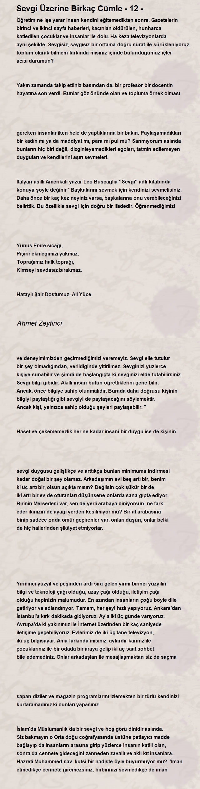 Ahmet Zeytinci