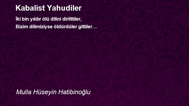 Mulla Hüseyin Hatibinoğlu