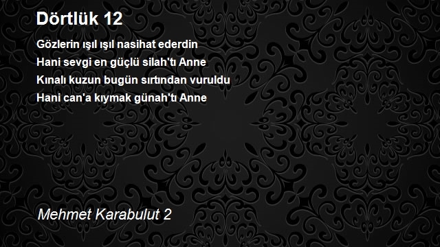 Mehmet Karabulut 2