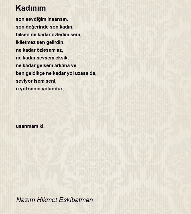 Nazım Hikmet Eskibatman