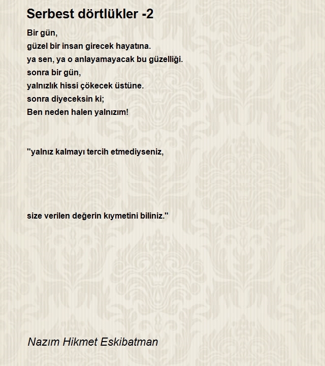 Nazım Hikmet Eskibatman