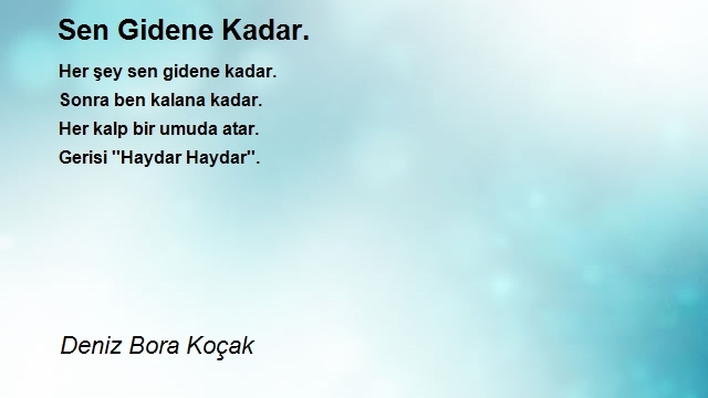 Deniz Bora Koçak