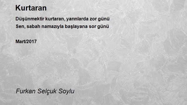 Furkan Selçuk Soylu