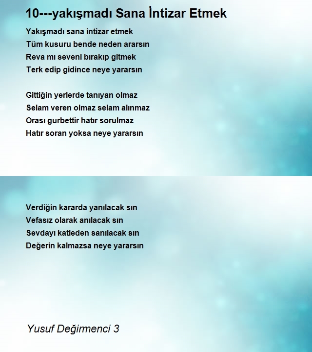 Yusuf Değirmenci 3