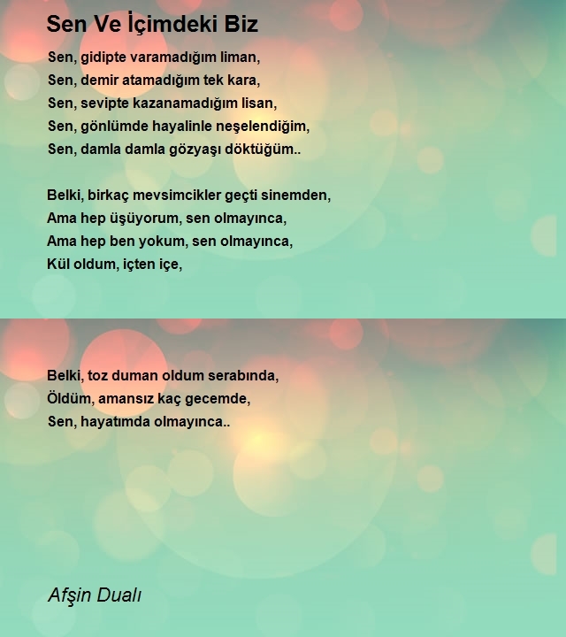 Afşin Dualı