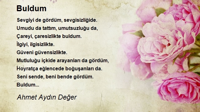 Ahmet Aydın Değer