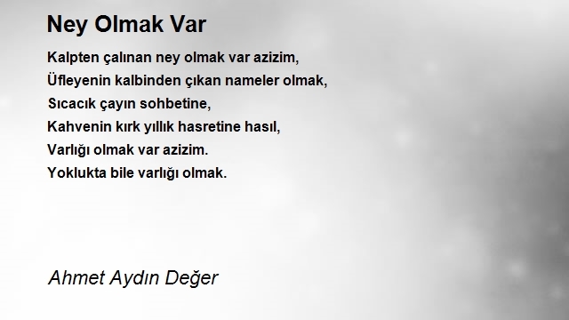 Ahmet Aydın Değer