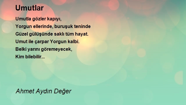 Ahmet Aydın Değer