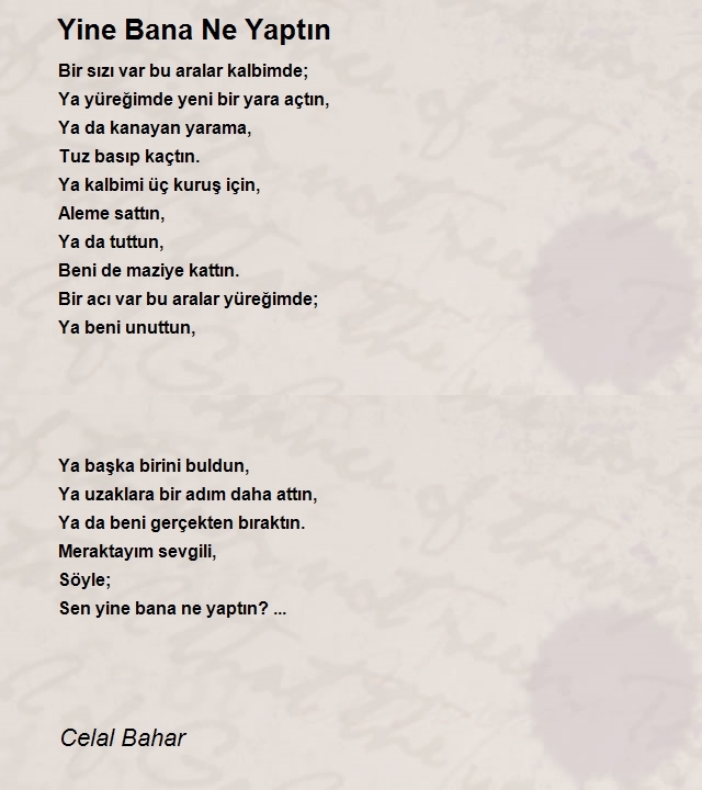 Celal Bahar