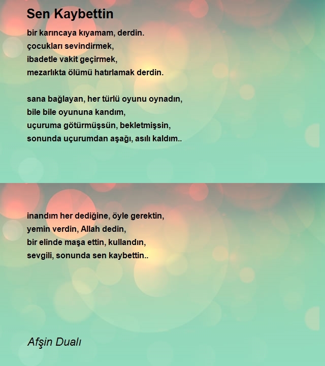 Afşin Dualı