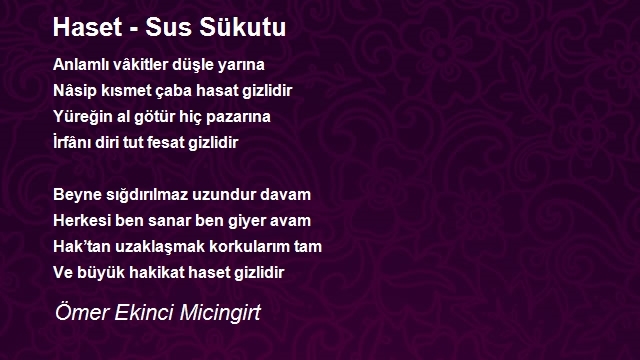 Ömer Ekinci Micingirt