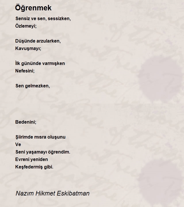 Nazım Hikmet Eskibatman