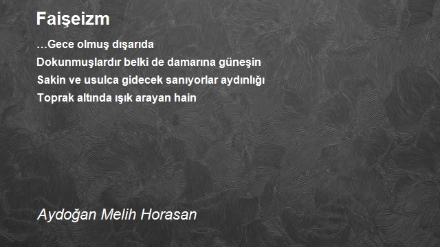 Aydoğan Melih Horasan