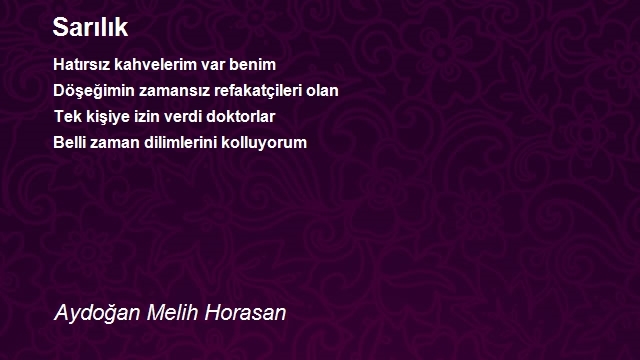 Aydoğan Melih Horasan