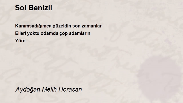 Aydoğan Melih Horasan