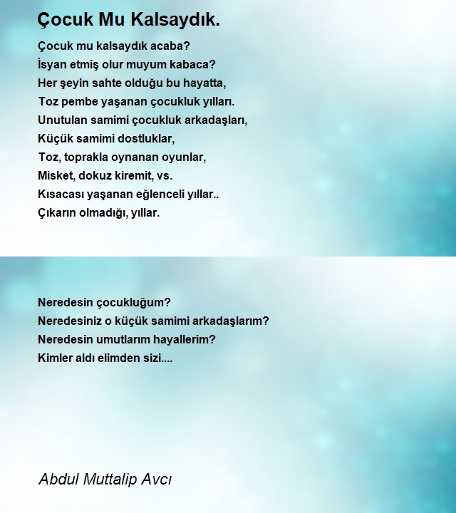 Abdul Muttalip Avcı