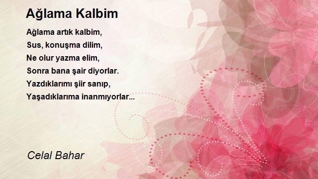 Celal Bahar