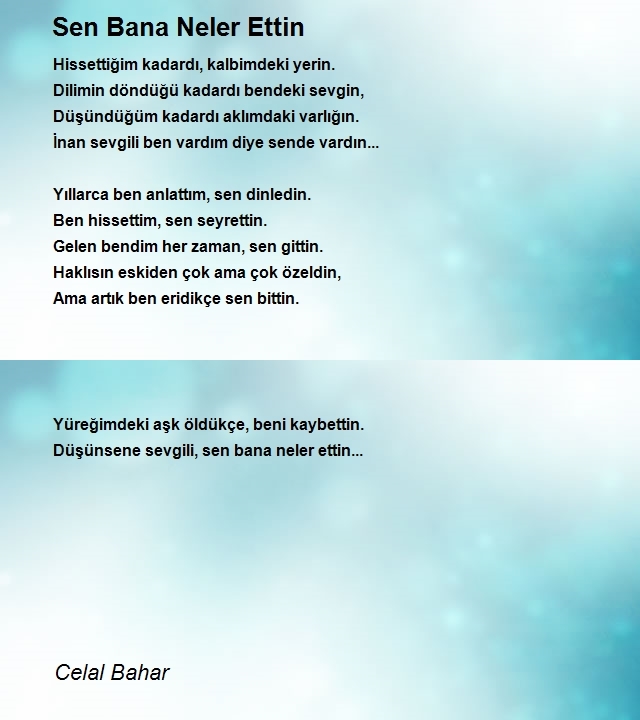 Celal Bahar