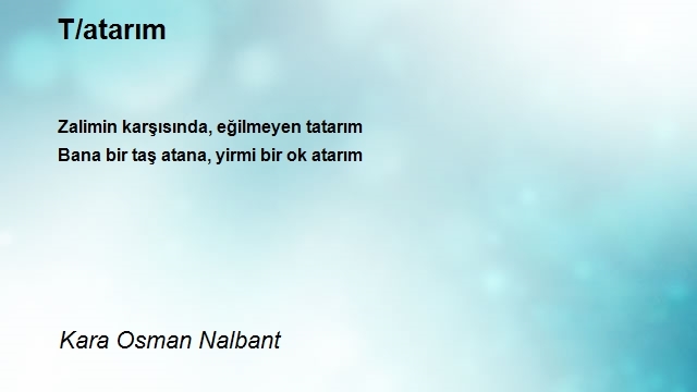 Kara Osman Nalbant