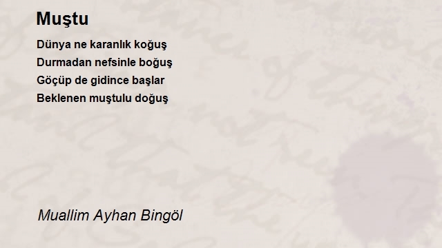 Muallim Ayhan Bingöl