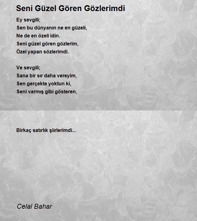 Celal Bahar