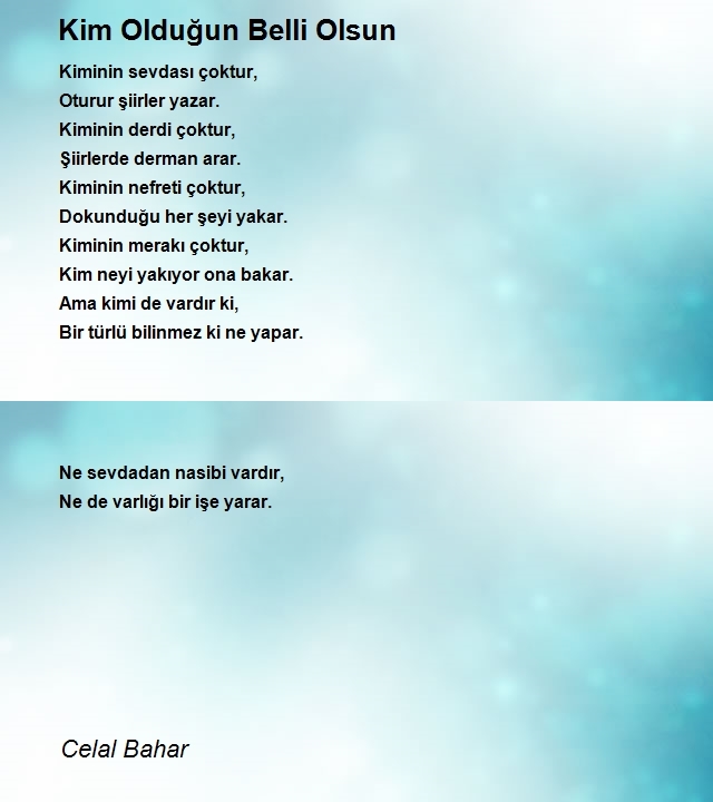 Celal Bahar