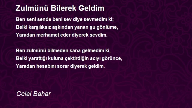 Celal Bahar