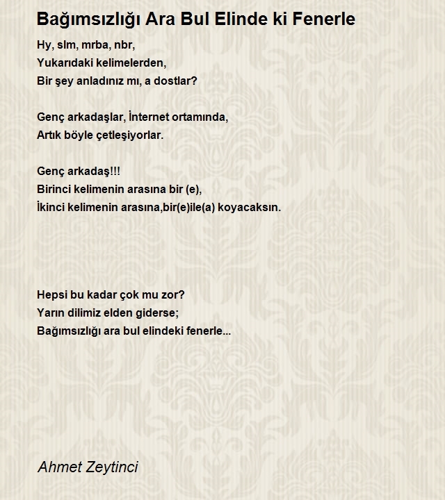 Ahmet Zeytinci