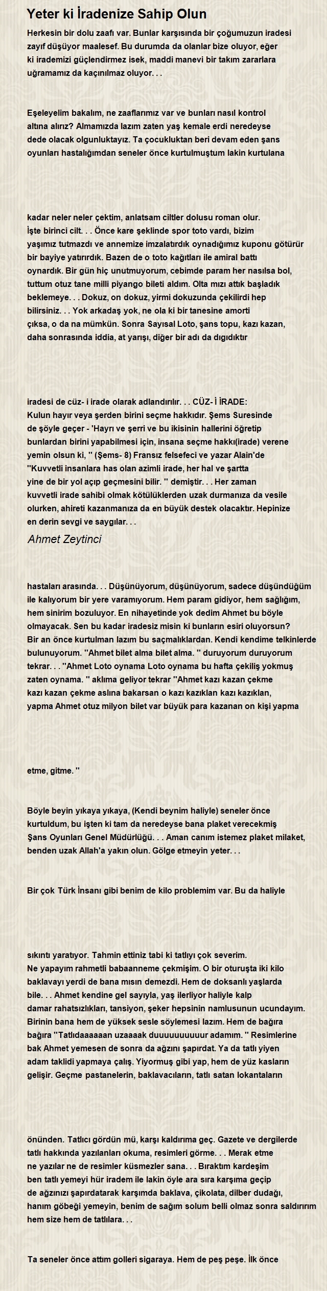 Ahmet Zeytinci