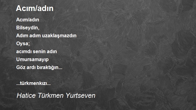 Hatice Türkmen Yurtseven