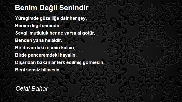 Celal Bahar