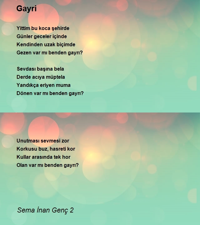 Sema İnan Genç 2