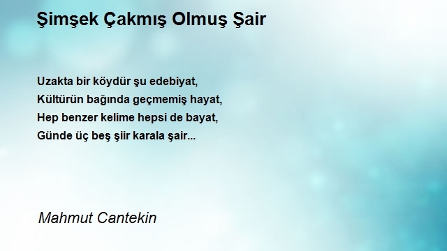 Mahmut Cantekin