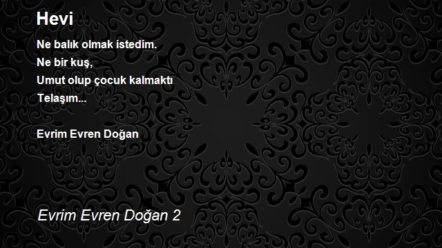 Evrim Evren Doğan 2