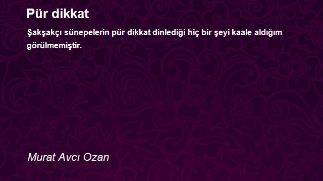 Murat Avcı Ozan