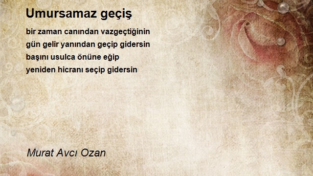 Murat Avcı Ozan